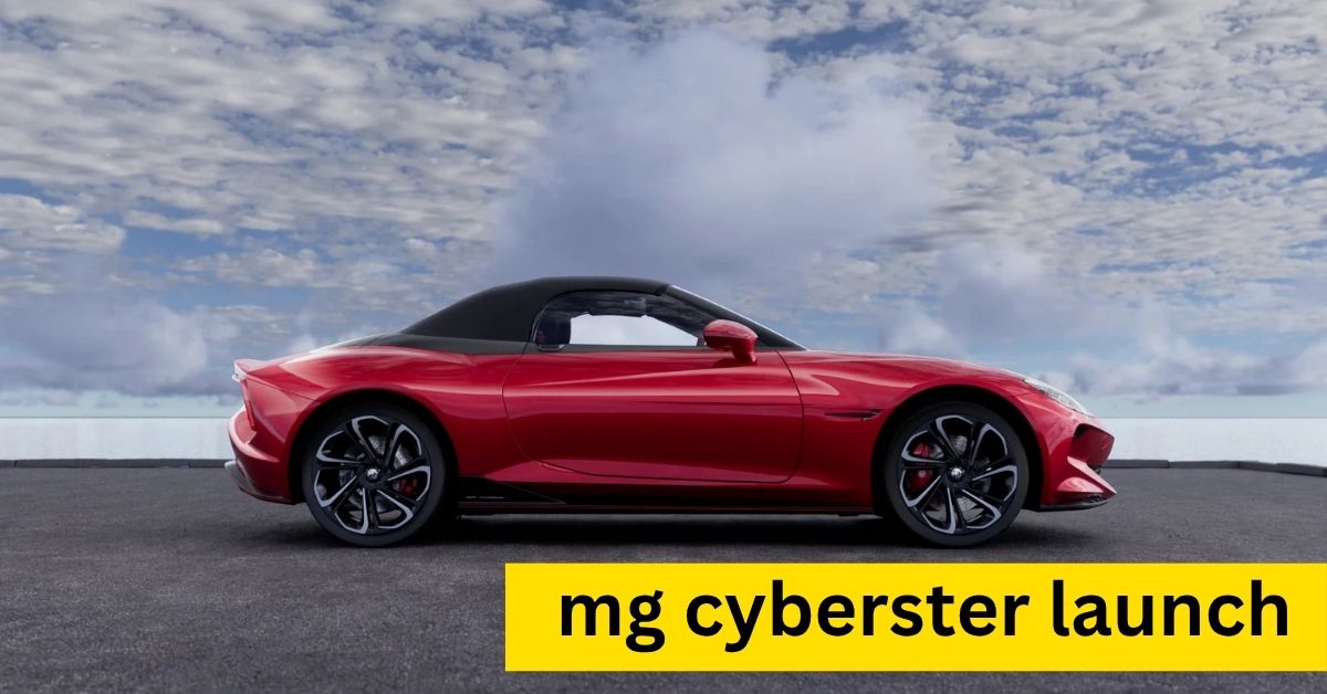MG Cyberster red